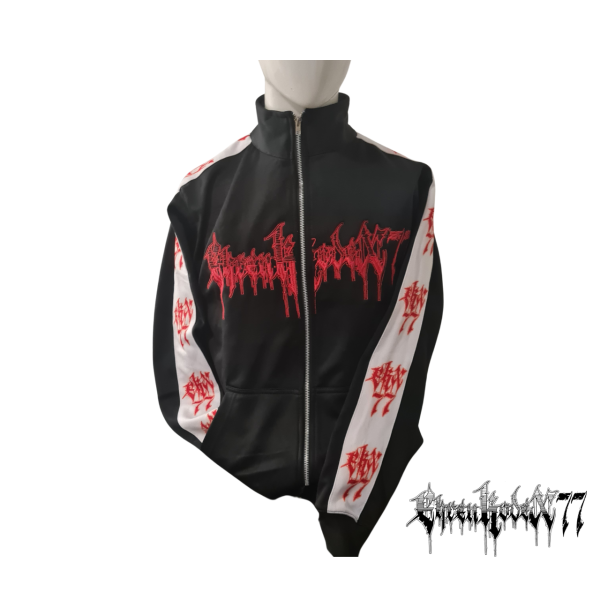Trainingsjacke Ehrenkodex77, Schriftzug gestickt, "limited Edition"